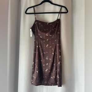 Aritzia Sunday Best Shimmer Mini Dress